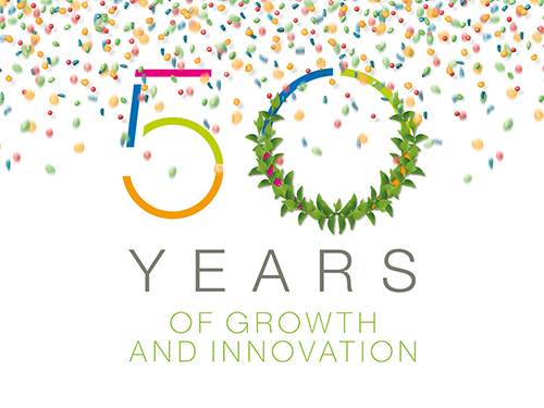 Incotec 50 years logo