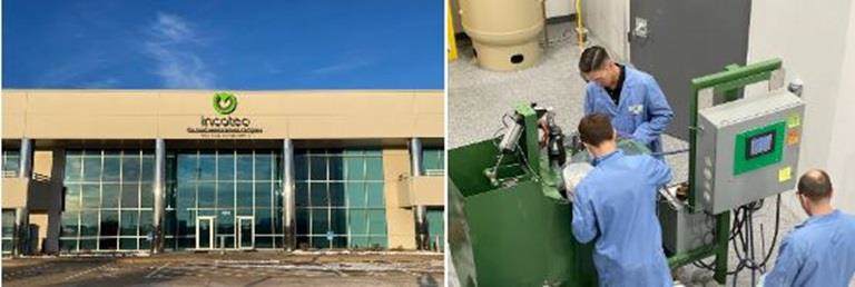 Incotec's location in Urbandale is close to customers  in corn, soybean, rice, and other field crops.