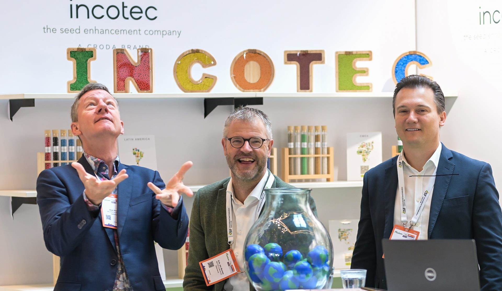Team Incotec in the Incotec booth at ISF 2024