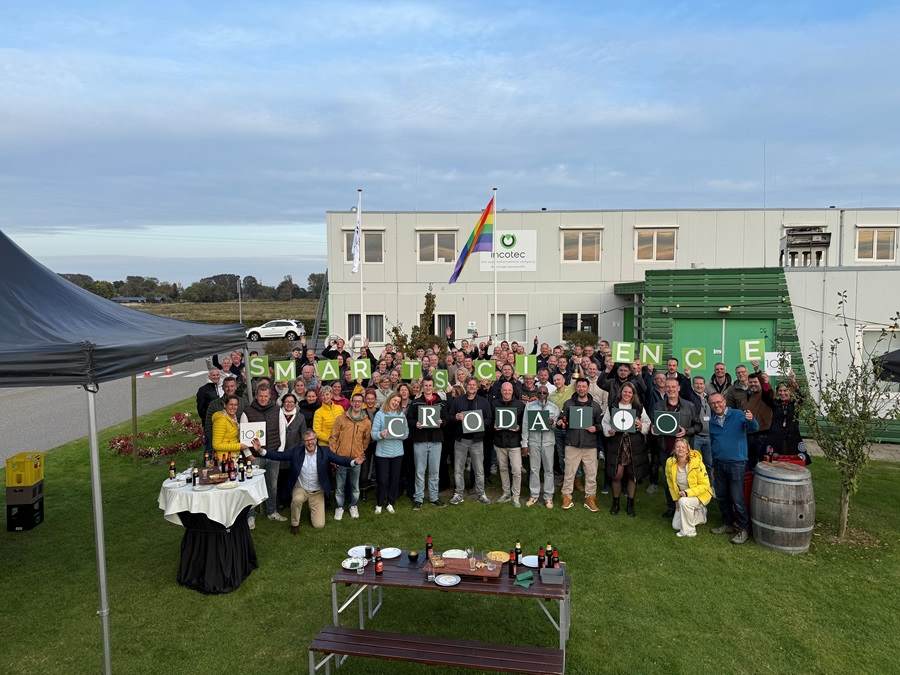 Incotec collega's vieren 100 jaar Croda
