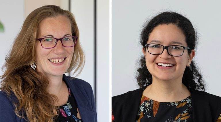 Carola Peters and Edisa García Hernández, researchers at Incotec