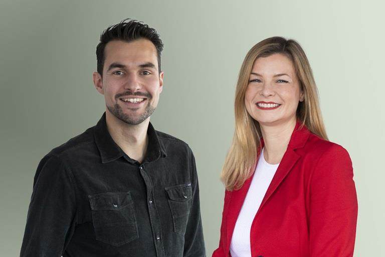 Incotec’s Marta Dobrowolska (Head of Data Science and Knowledge Management) and Sander Willemse (Manager Proces Development