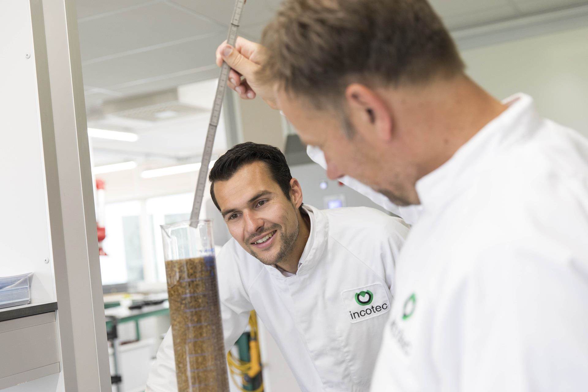 Werken in de Incotec lab