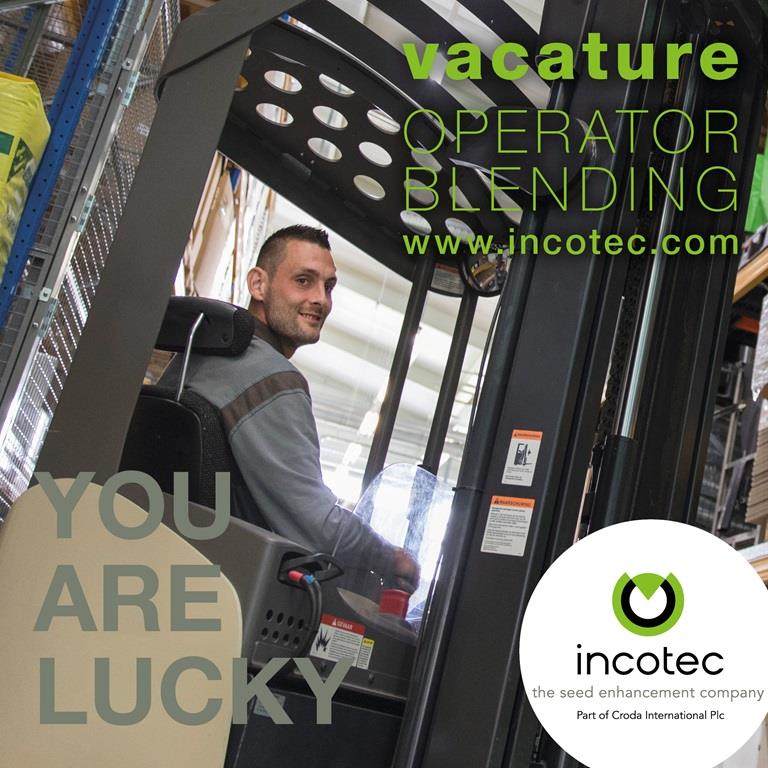 Vacature Operator Blending Incotec in Zwaagdijk-Oost